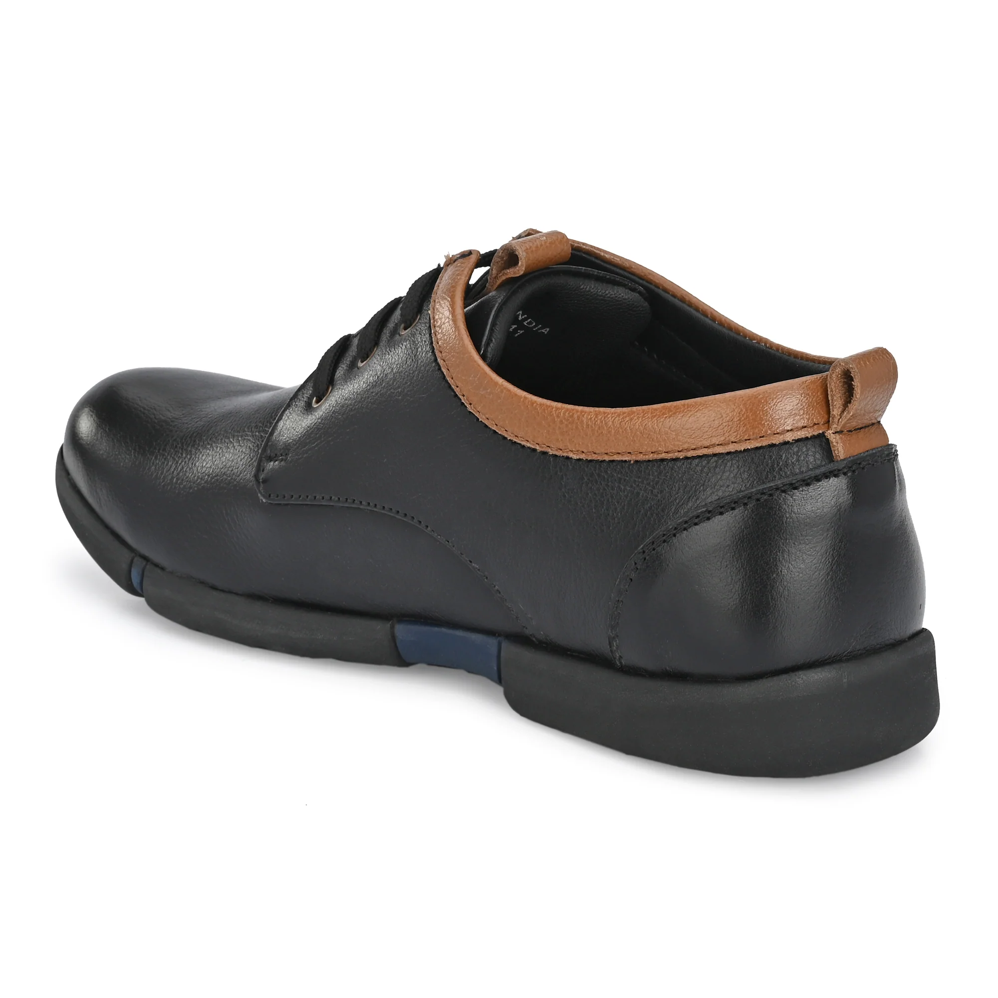 Egoss Casual Leather Derby Shoes For Men - Image 13
