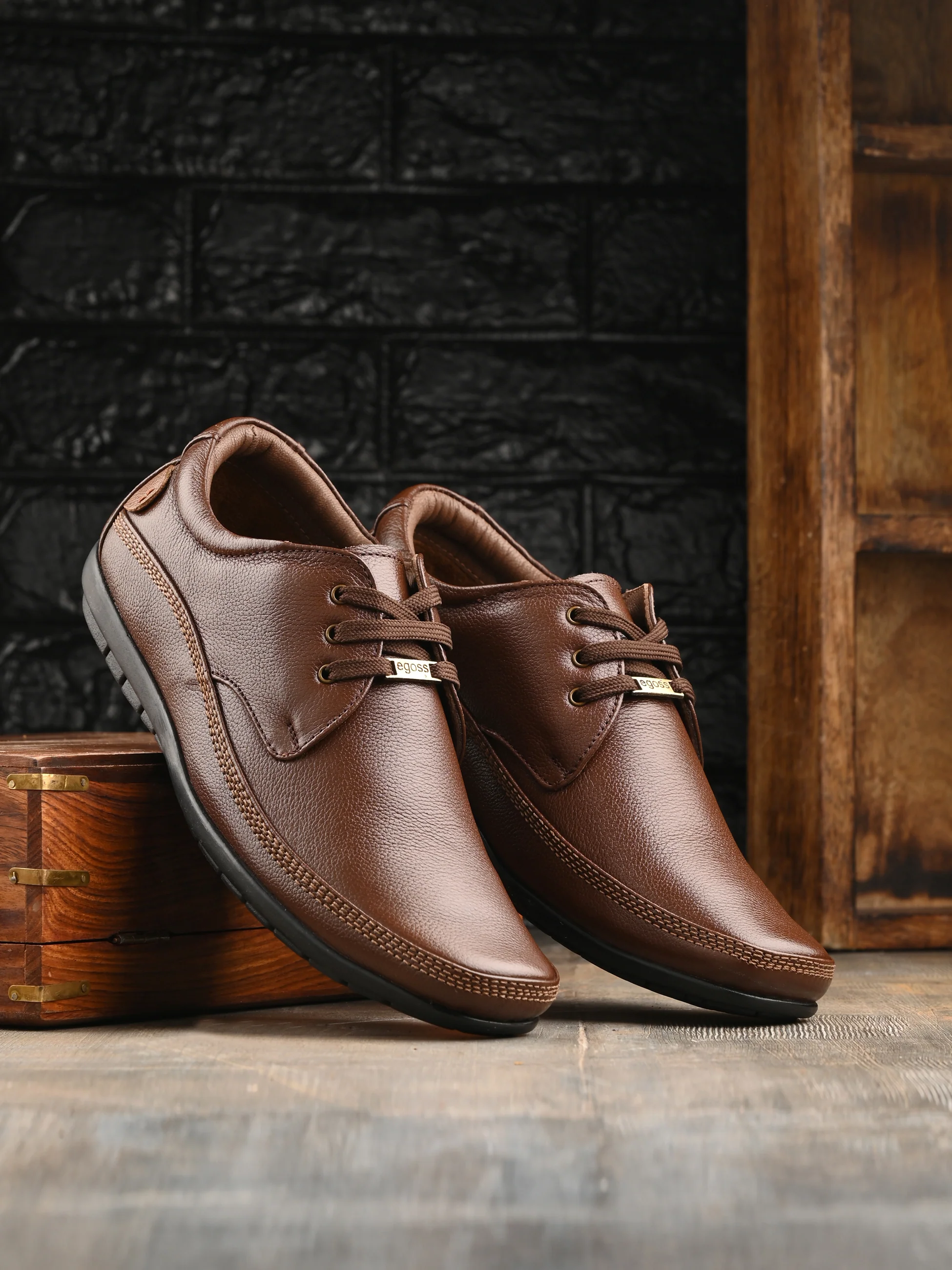 Egoss Casual Lace-Up Shoes for Men - Image 8