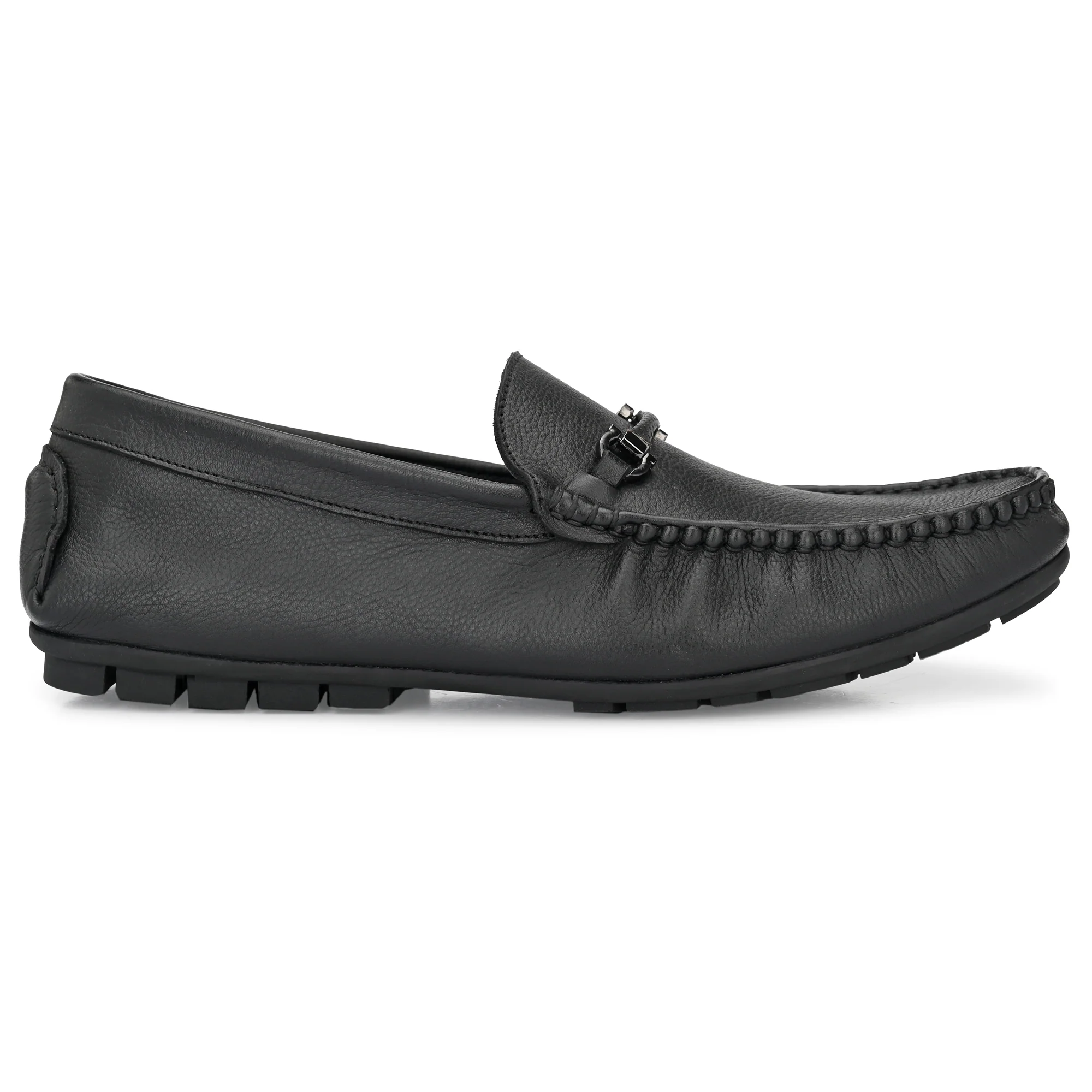 Egoss Leather Casual Loafers For Men - Image 10