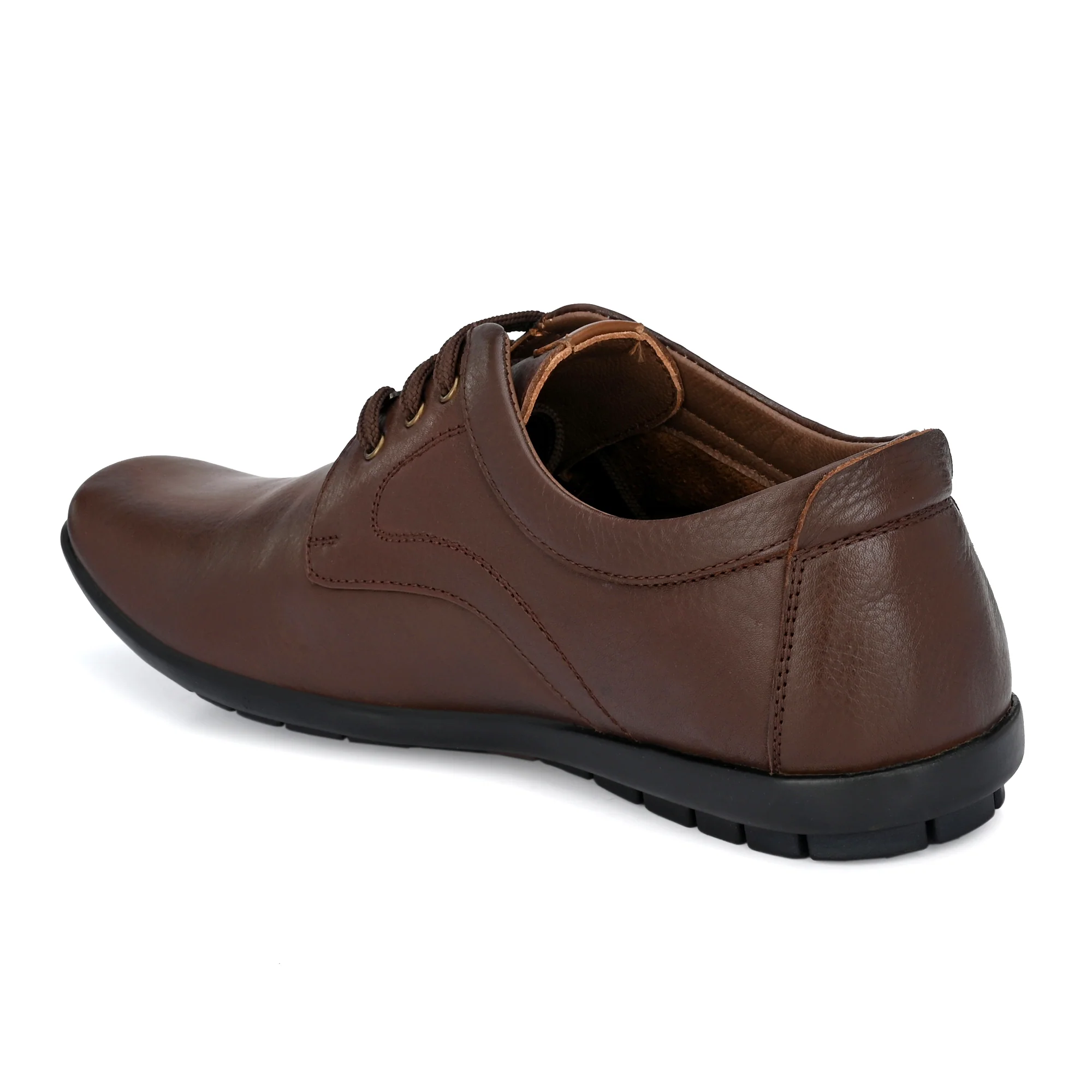 Egoss Leather Casual Lace Up Shoes For Men - Image 5