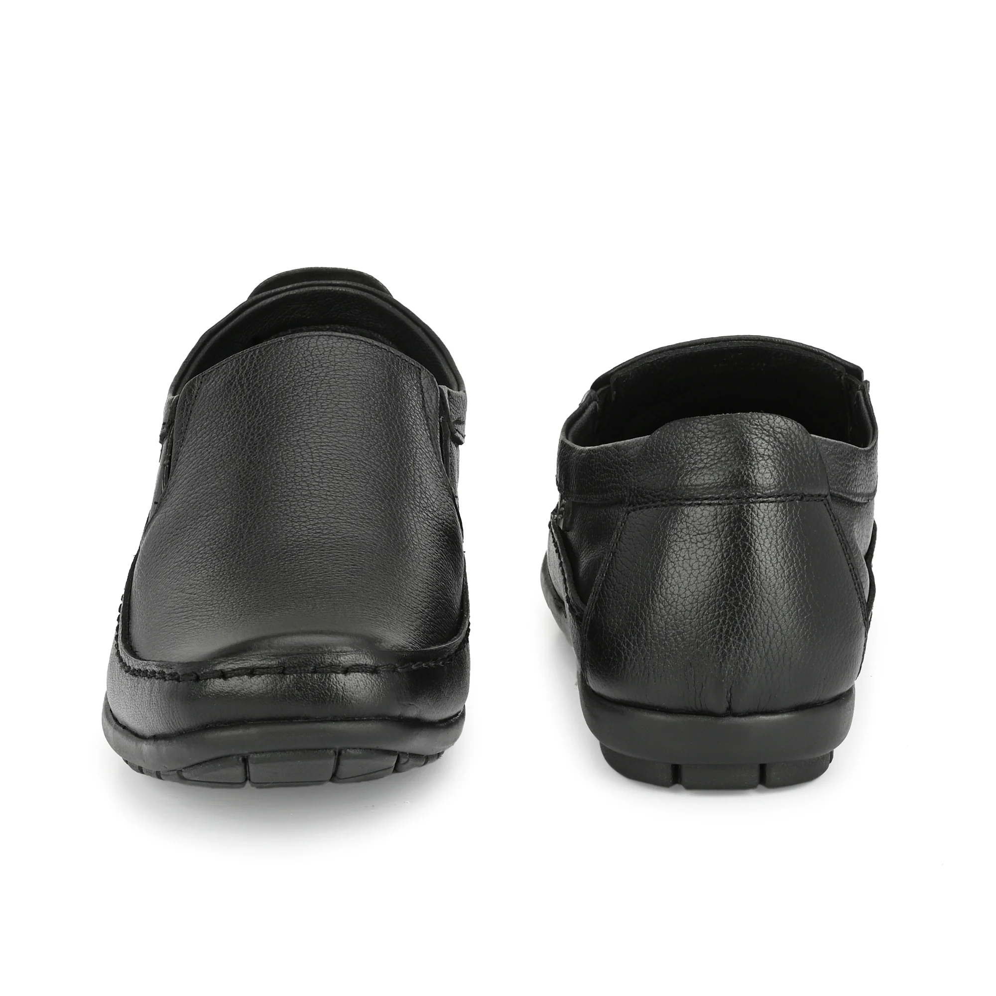 Egoss Leather Casual Slip On Shoes For Men - Image 12