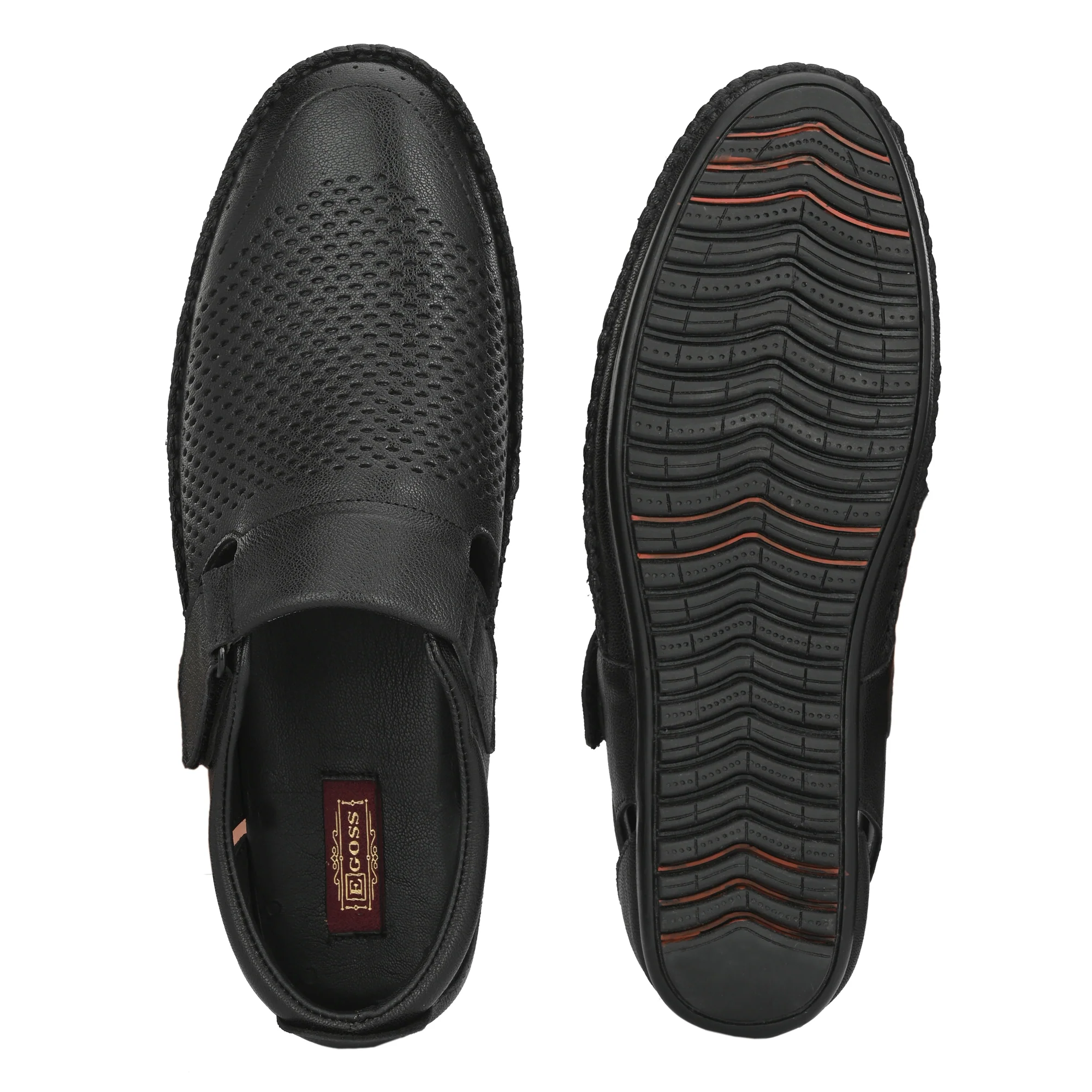 Egoss Leather Casual Slip On Shoes For Men - Image 7