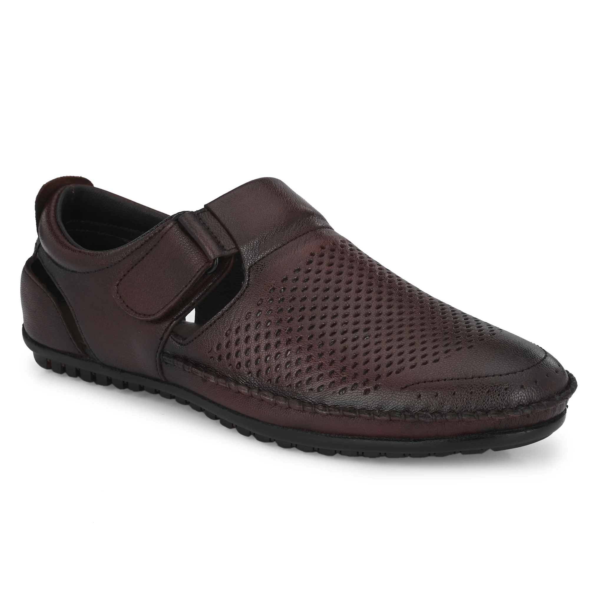 Egoss Leather Casual Slip On Shoes For Men - Image 8