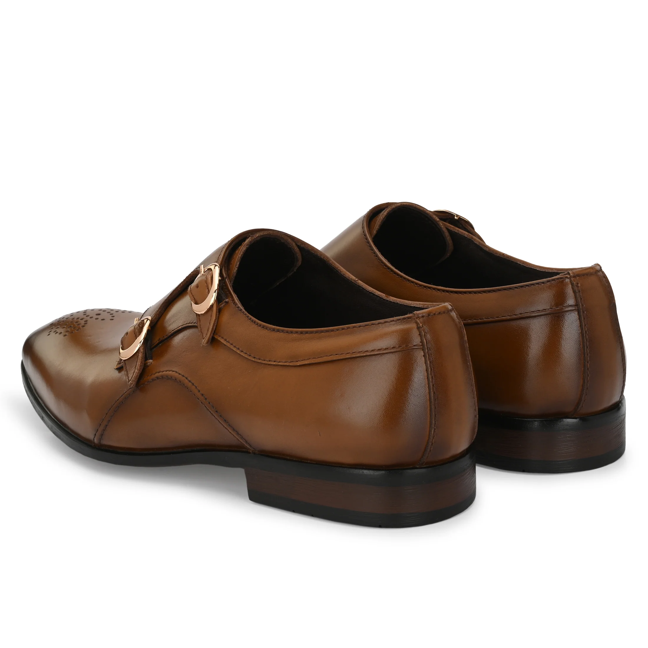 Formal Leather Buckled Shoes For Men - Image 3