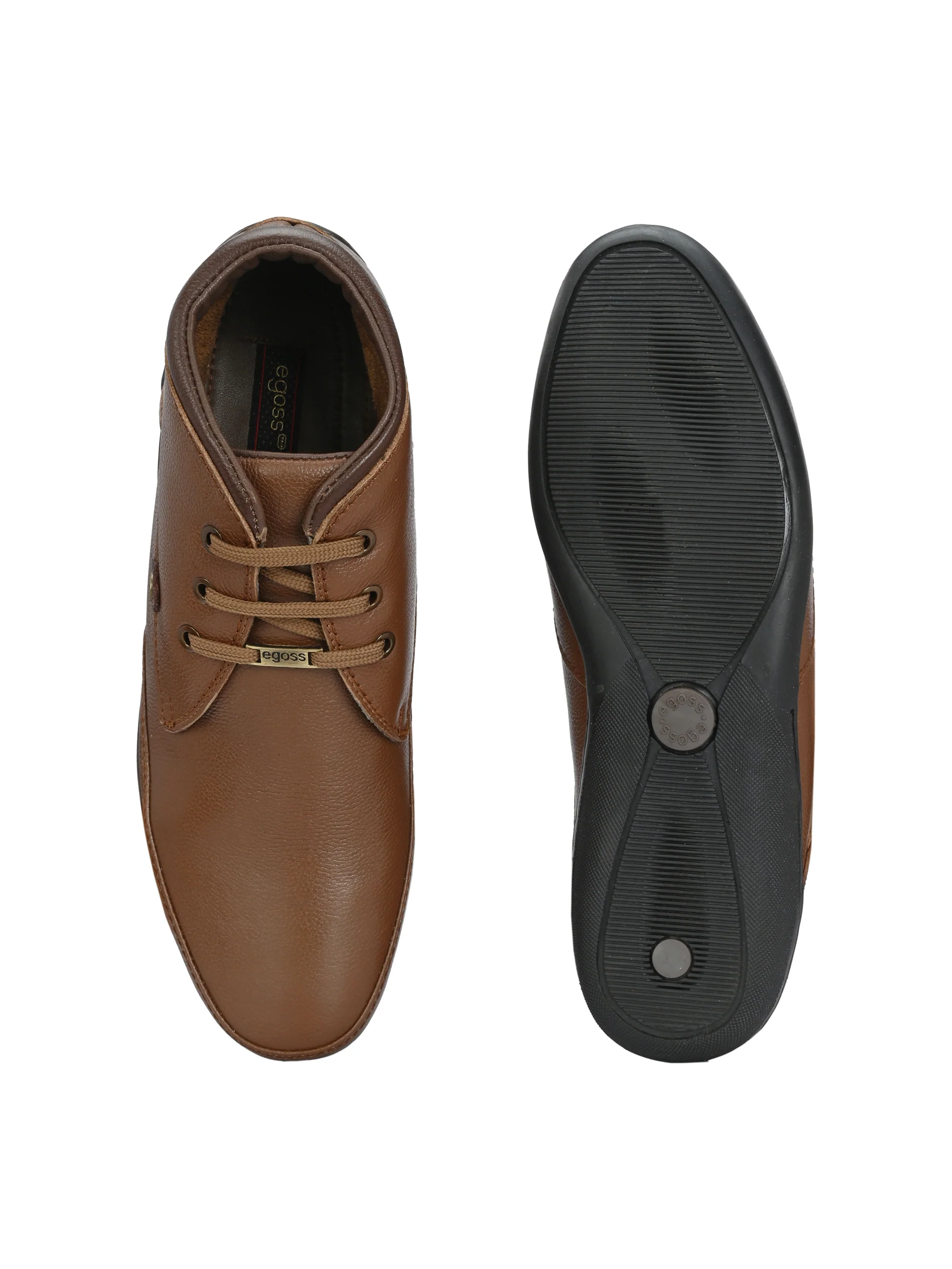 Egoss Leather Casual Boots For Men - Image 24