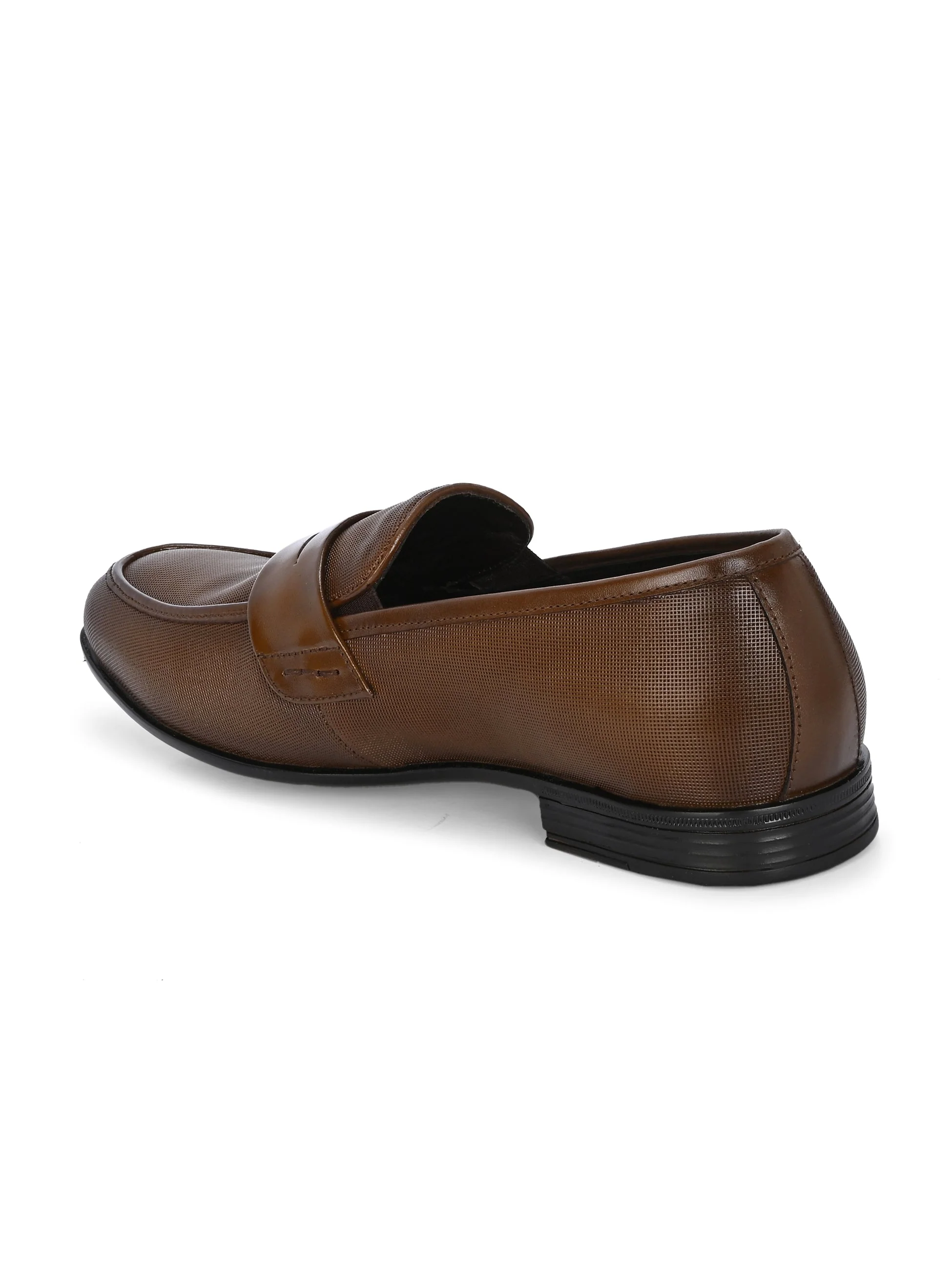 Nova Textured Penny Loafers by Aspeerio - Image 6